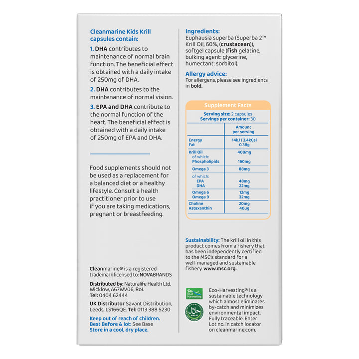 Cleanmarine Krill Oil Original (60) Fish Oils Cleanmarine Krill Oil Original (60)