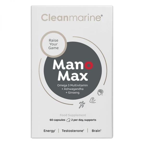Cleanmarine ManoMax 60 Capsules Fish Oils Cleanmarine ManoMax 60 Capsules Ireland | Men’s Fertility Supplement