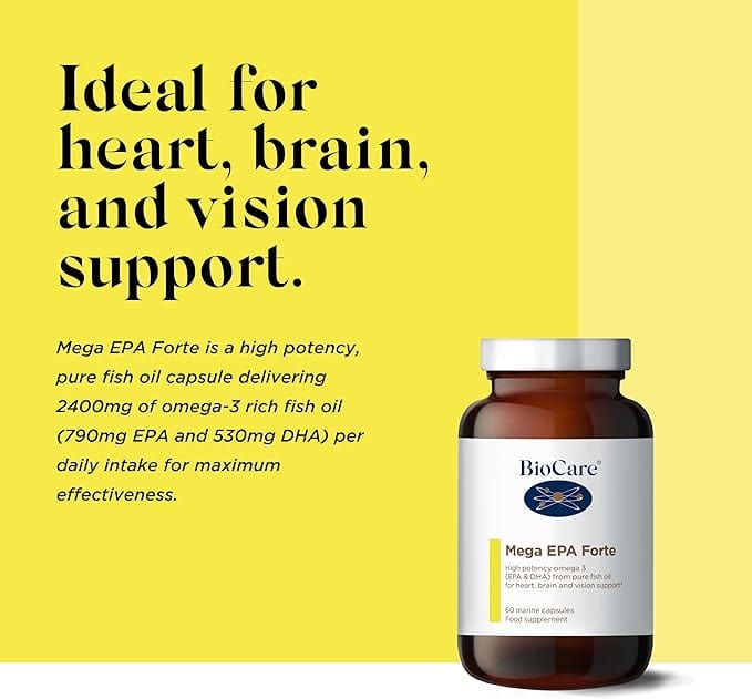 Mega EPA Forte | Biocare (60) Fish Oils