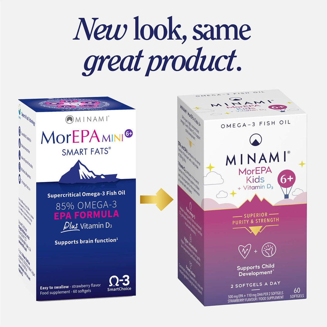 Minami MorEPA Mini Kids 6+ (60) Fish Oils