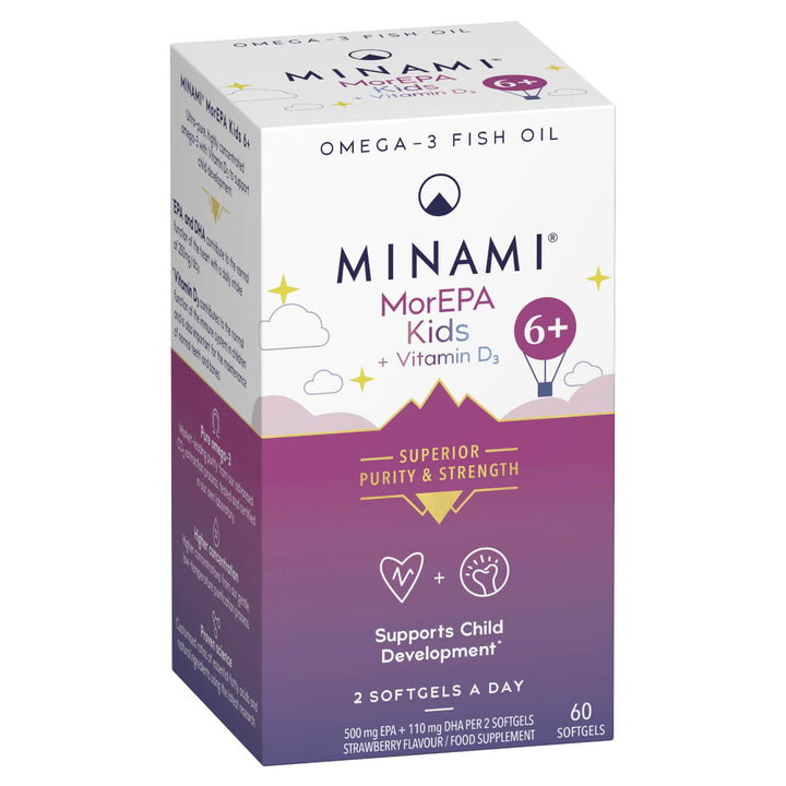 Minami MorEPA Mini Kids 6+ (60) Fish Oils