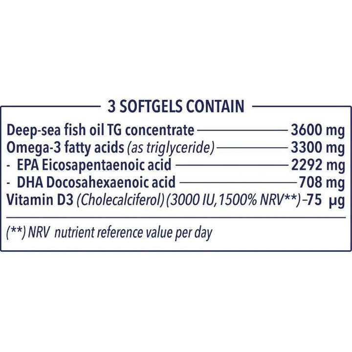 MorEPA Platinum & 1000 IU Vitamin D3 (60) Fish Oils