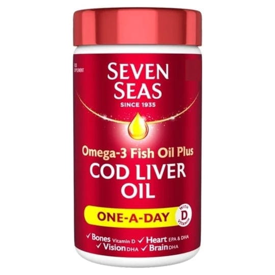 Seven Seas Cod Liver Oil One A Day 120 Fish Oils