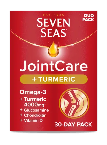 Seven Seas JointCare Turmeric 30 Capsules &amp; 30 Tablets Fish Oils Seven Seas JointCare Turmeric 30 Capsules &amp; 30 Tablets