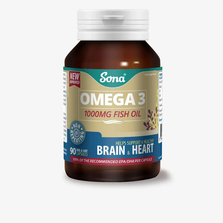 SONA OMEGA 3 Fish Oil 1000mg (90) Fish Oils SONA OMEGA 3 Fish Oil 1000mg (90)