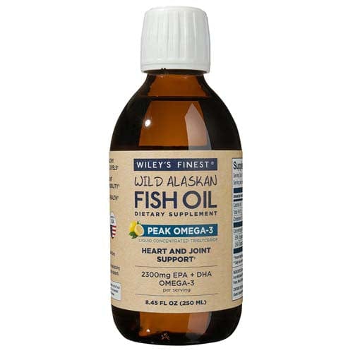 Wiley's Finest Peak Omega 3 Wild Alaskan Fish Oil Liquid (250ml) Fish Oils