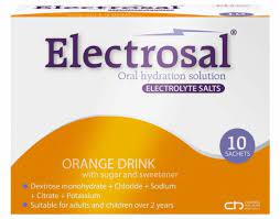 Electrosal Oral Hydration Solution Orange 10 Fitness &amp; Nutrition