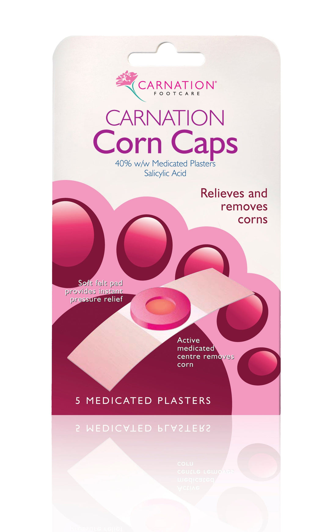 Carnation - Corn Caps Plasters (5) Footcare