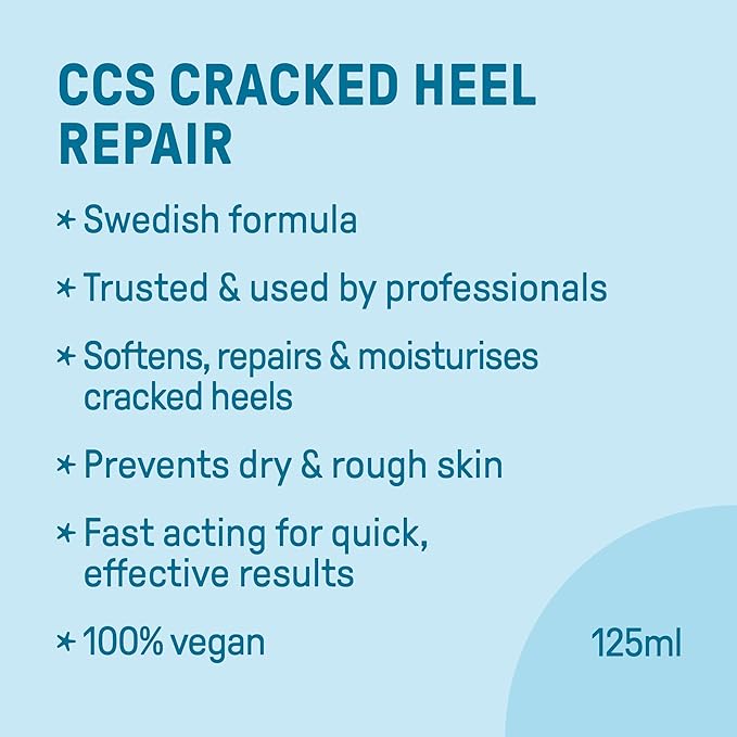 CCS Cracked Heel Repair Balm (125ml) Footcare