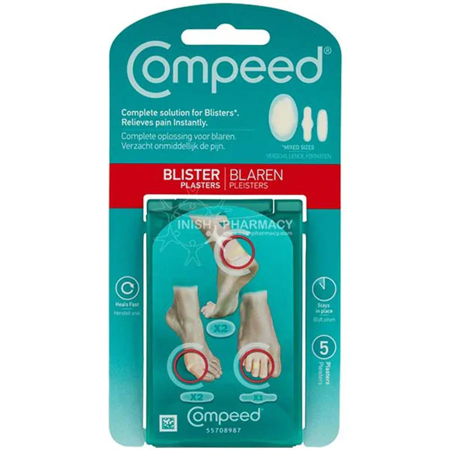 Compeed Blister Plasters (Mixed Sizes) 5 Pack Footcare Compeed Blister Plasters (Mixed Sizes) 5 Pack