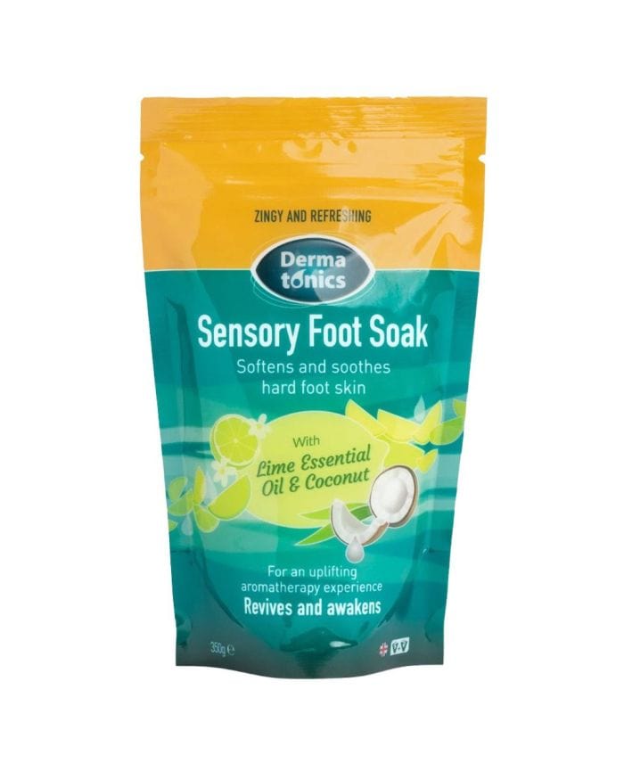 Dermatonics Sensory Foot Soak Lime Oil & Coconut 350G Footcare