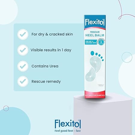 Flexitol Heel Balm for Dry & Cracked Feet (112g) Footcare