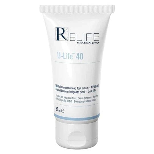 Relife U-Life Moisturising Foot Cream - 40% Urea (50ml) Footcare