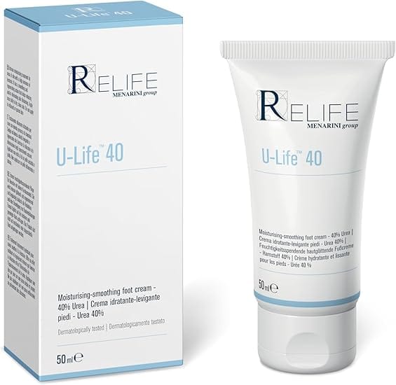 Relife U-Life Moisturising Foot Cream - 40% Urea (50ml) Footcare