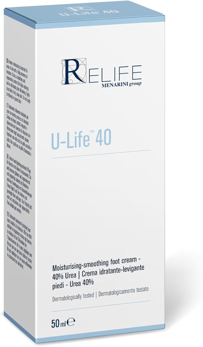 Relife U-Life Moisturising Foot Cream - 40% Urea (50ml) Footcare Relife U-Life Moisturising Foot Cream - 40% Urea (50ml)