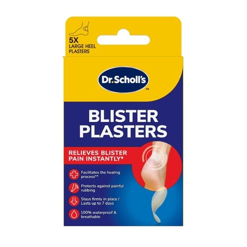 Scholl Blister Plasters, Pack of 5 - Large Hydrocolloid Large, Clear Footcare Scholl Blister Plasters, Pack of 5 - Large Hydrocolloid Large, Clear