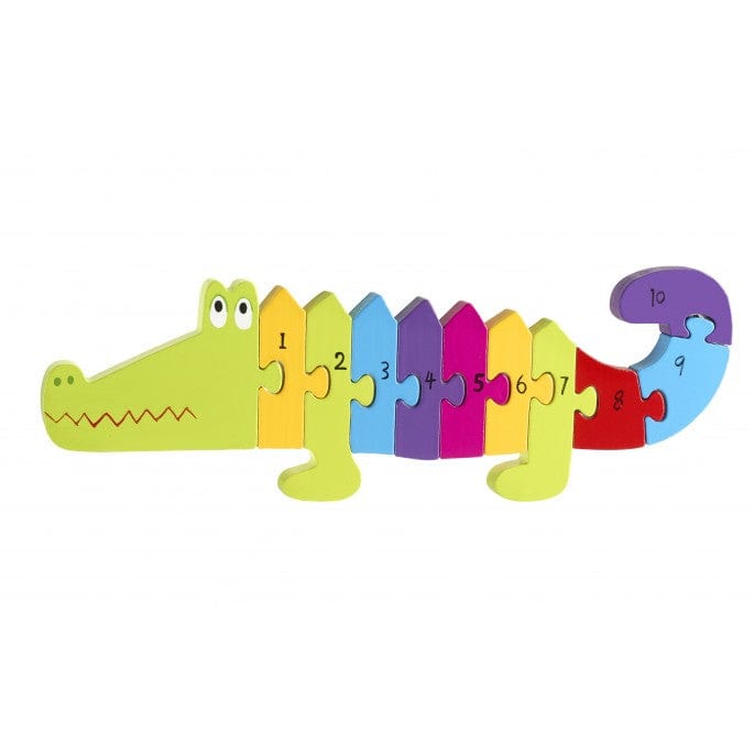 Crocodile Number Puzzle Toy~ 12 months + For Children