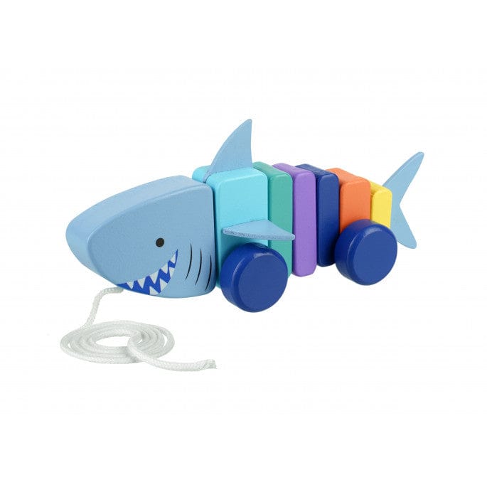 Orange Tree Toys - Pull Along Shark Toy ~ 12 months For Children