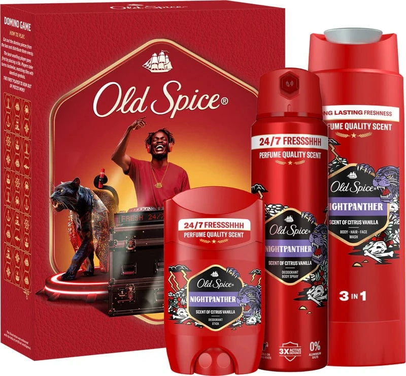 Old Spice Nightpanther DJ Gift Set for men GIFT SET Old Spice Nightpanther DJ Gift Set for men
