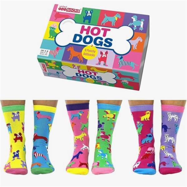 The Sock AcademyHot Dogs Giftbox GIFT SET The Sock AcademyHot Dogs Giftbox