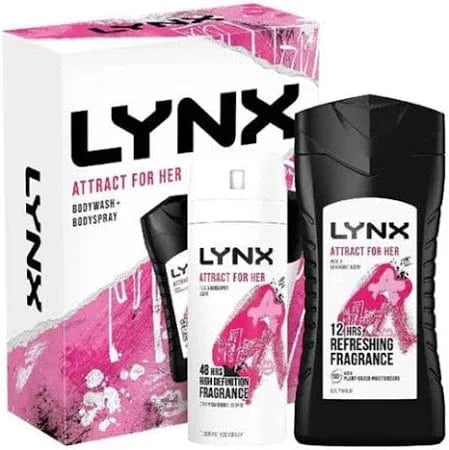 Lynx Duo Attract For Her Giftset Gift Sets Lynx Duo Attract For Her Giftset