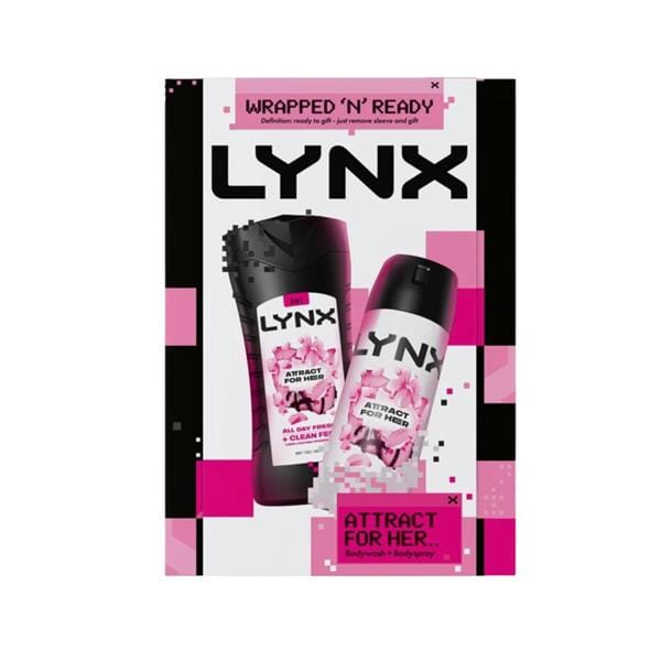 Lynx Duo Attract For Her Giftset Gift Sets Lynx Duo Attract For Her Giftset