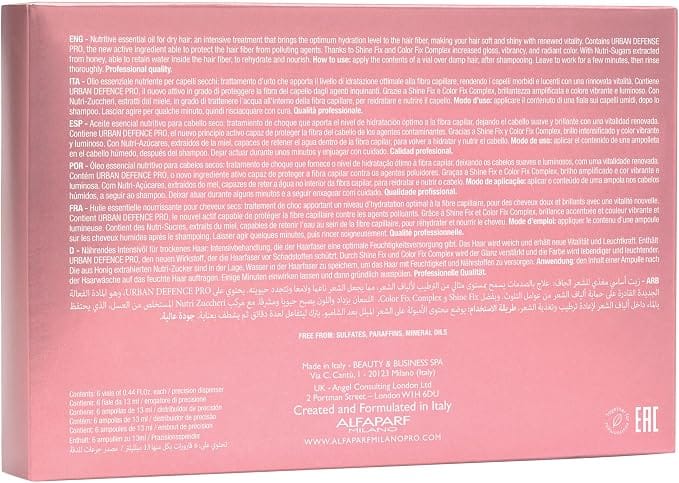 Alfaparf Semi Di Lino Moisture Nutritive Essential Oil 6x13ml Hair Care Alfaparf Semi di Lino Moisture Nutritive Essential Oil 6x13ml | Lir Pharmacy
