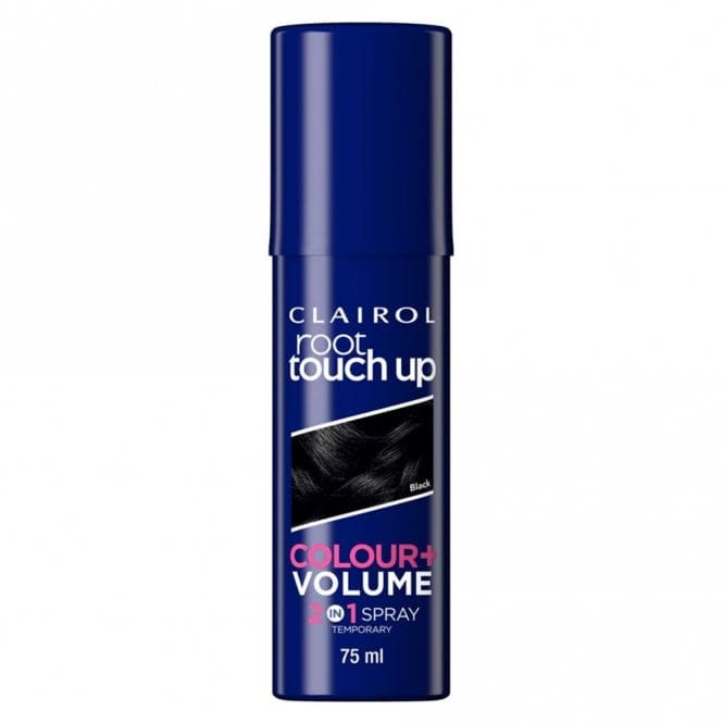 Clairol Root Touch Up 2 In 1 Spray Black 75ml Hair Care Clairol Root Touch Up 2 In 1 Spray Black 75ml