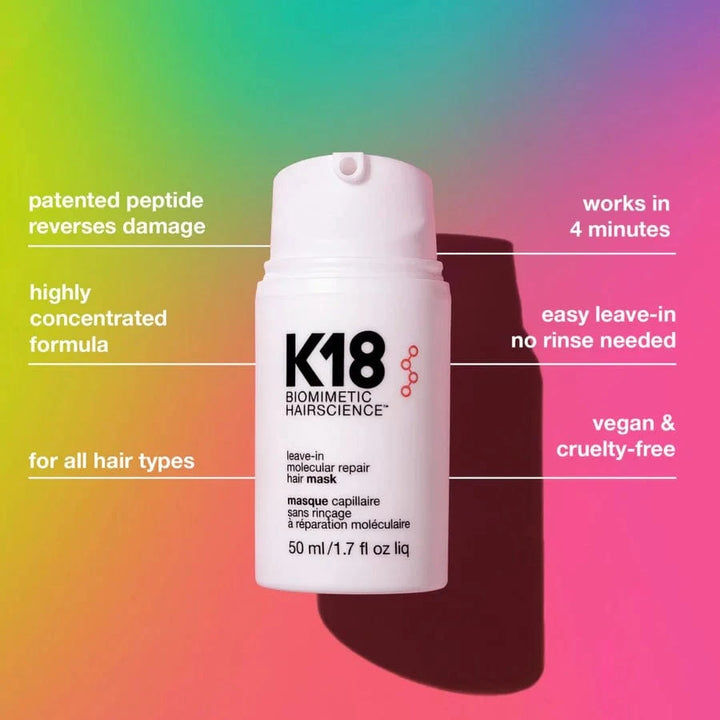 K18 Leave-in Molecular Repair Hair Mask 50ml Hair Care K18 Leave-in Molecular Repair Hair Mask 50ml