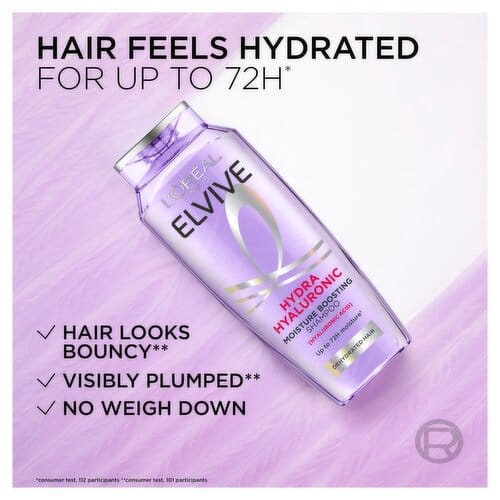 L'Oréal Elvive Hydra Hyaluronic Moisture Boosting Shampoo 400ml Hair Care L'Oréal Elvive Hydra Hyaluronic Moisture Boosting Shampoo 400ml