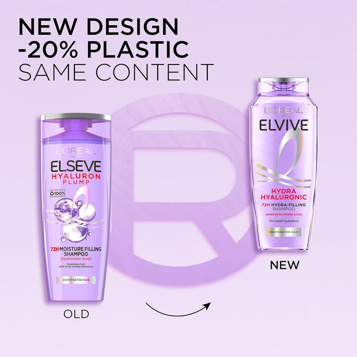 L'Oréal Elvive Hydra Hyaluronic Moisture Boosting Shampoo 700ml Hair Care L'Oréal Elvive Hydra Hyaluronic Moisture Boosting Shampoo 700ml