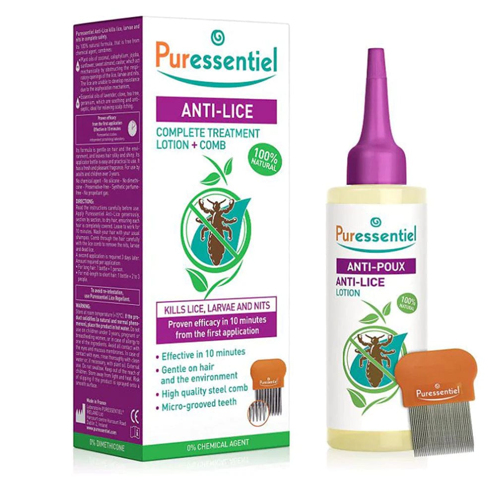 Puressentiel Anti- Lice Treatment Shampoo and Steel Comb 150ml Hair Care