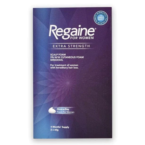 Regaine for Women Extra Strength Scalp Foam 5%w/w (60gx2) Hair Loss Treatments