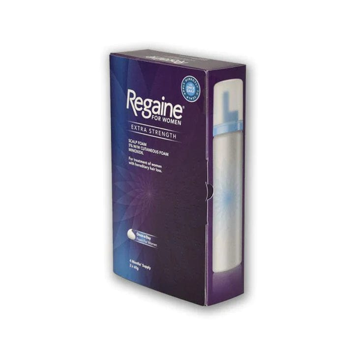 Regaine for Women Extra Strength Scalp Foam 5%w/w (60gx2) Hair Loss Treatments