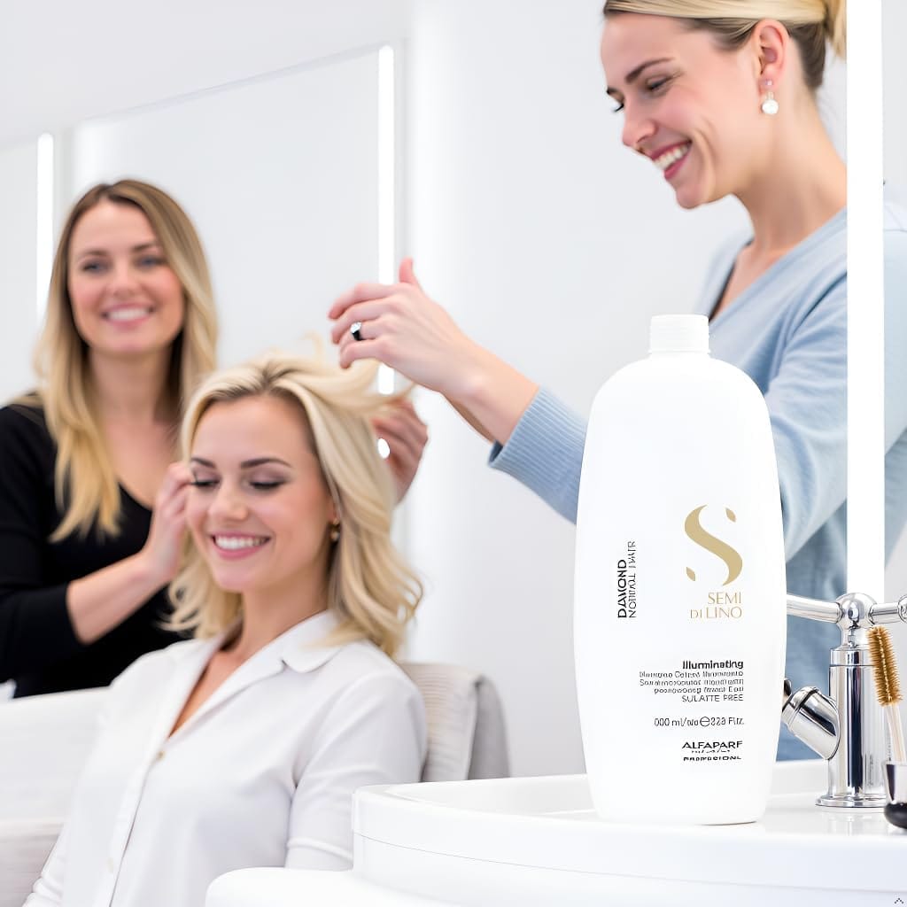 Alfaparf Diamond Illuminating Low Shampoo 1000ml HAIRCARE Alfaparf Diamond Illuminating Low Shampoo 1000ml