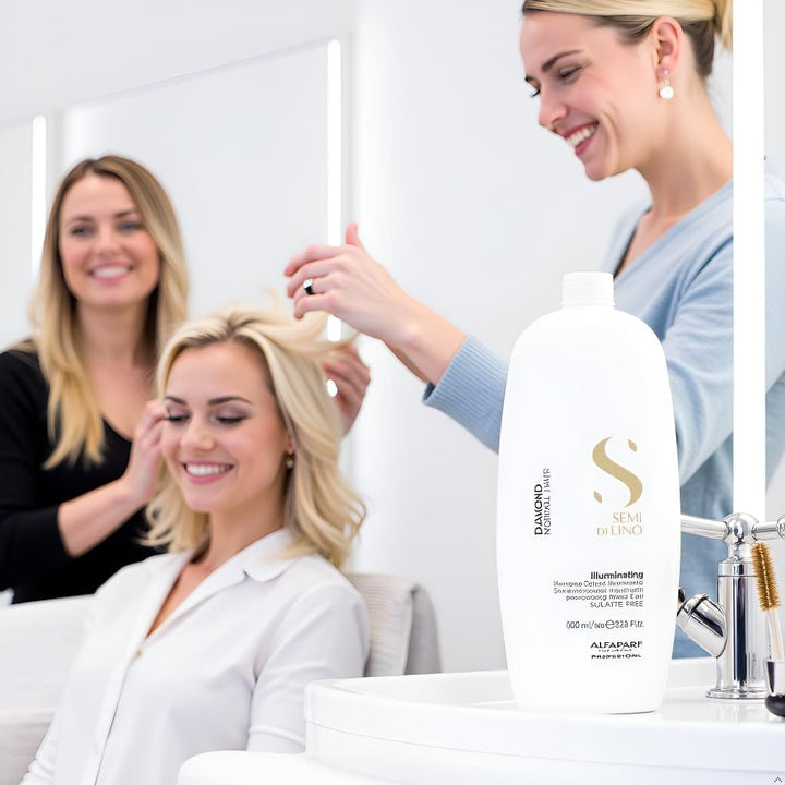 Alfaparf Diamond Illuminating Low Shampoo 1000ml HAIRCARE Alfaparf Diamond Illuminating Low Shampoo 1000ml