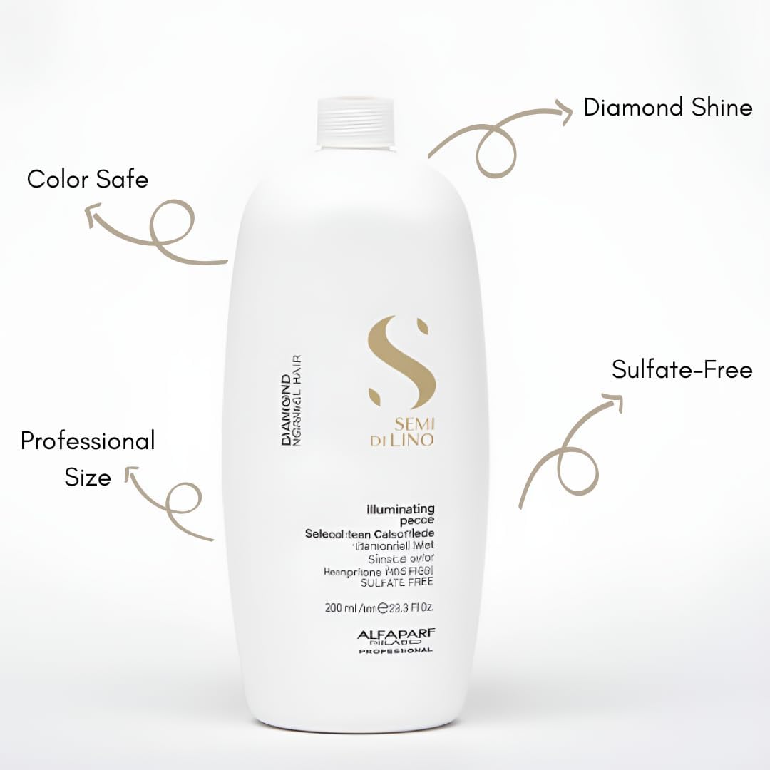 Alfaparf Diamond Illuminating Low Shampoo 1000ml HAIRCARE Alfaparf Diamond Illuminating Low Shampoo 1000ml