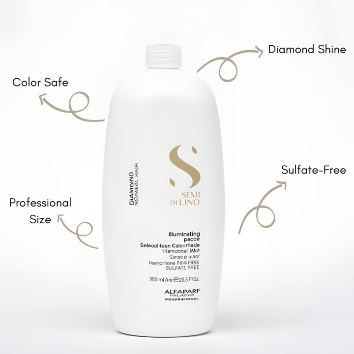 Alfaparf Diamond Illuminating Low Shampoo 1000ml HAIRCARE Alfaparf Diamond Illuminating Low Shampoo 1000ml
