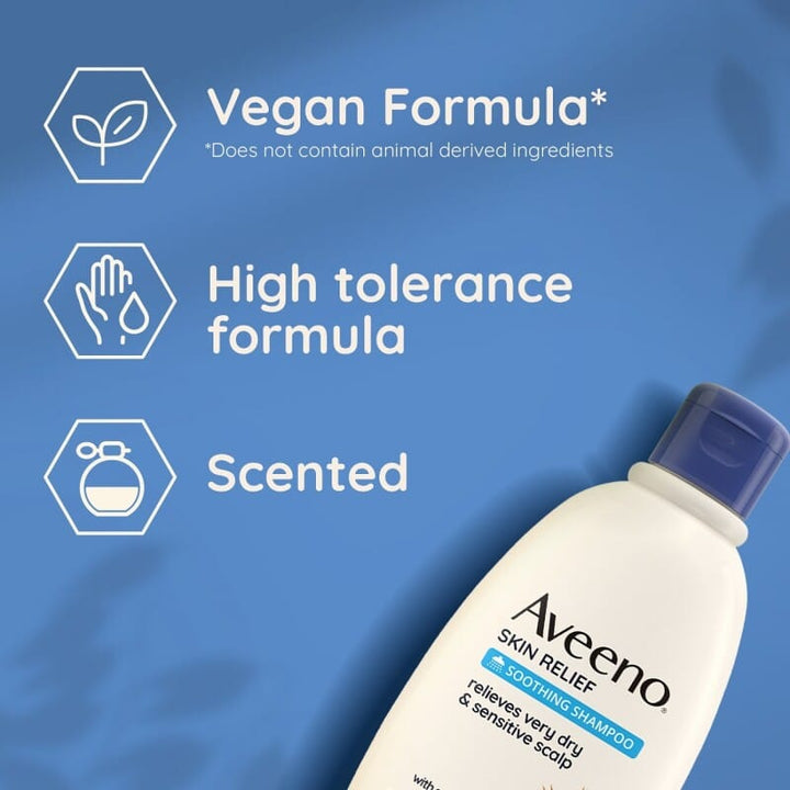 Aveeno Skin Relief Soothing Shampoo 300ml Haircare Aveeno Skin Relief Soothing Shampoo 300ml | Sensitive Scalp Shampoo Ireland