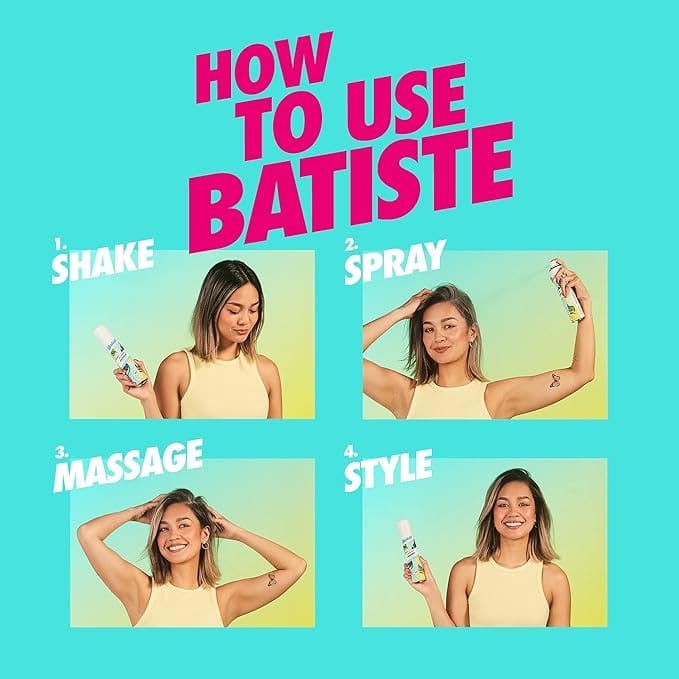 Batiste Dry Shampoo Blush 200ml Haircare Batiste Dry Shampoo Blush 200ml – Refresh Hair Instantly