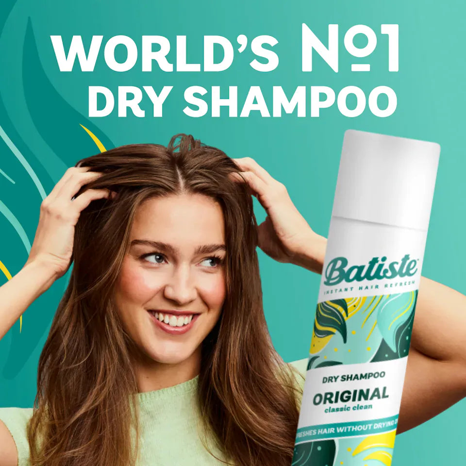 Batiste Dry Shampoo Original 350ml Haircare Batiste Dry Shampoo Original 350ml – Classic Hair Refresh