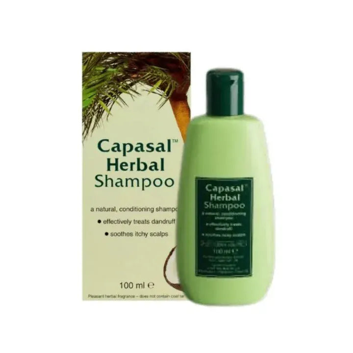 Capasal Herbal Shampoo 100ml Haircare Capasal Herbal Shampoo 100ml | Dandruff &amp; Scalp Relief Ireland