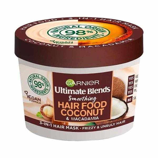 Garnier Ultimate Blends Smoothing Hair Food Coconut 400ml Haircare Garnier Ultimate Blends Smoothing Hair Food Coconut 400ml