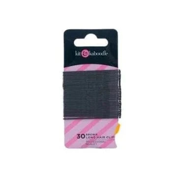 Kit and Kaboodle - Hair Clips ~ Brown Long (30) Haircare Kit and Kaboodle - Hair Clips ~ Brown Long (30)