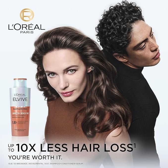 L'Oreal Elvive Hair Growth Booster Shampoo 200ml Haircare L'Oreal Elvive Hair Growth Booster Shampoo 200ml