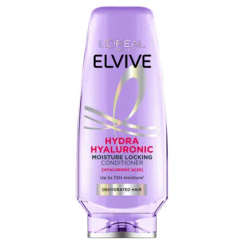 L’Oréal Elvive Hydra Hyaluronic Moisture Locking Conditioner, for Dry &amp; Dehydrated Hair, 300ml HAIRCARE L’Oréal Elvive Hydra Hyaluronic Moisture Locking Conditioner, for Dry &amp; Dehydrated Hair, 300ml