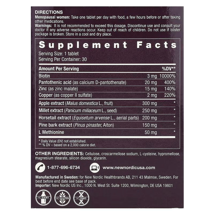 New Nordic Hair Volume Post Menopause (30) Haircare New Nordic Hair Volume Post Menopause (30)