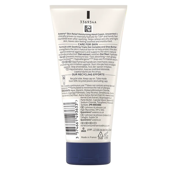 Aveeno Skin Relief Hand Cream 75ml Hands and Nails Aveeno Skin Relief Hand Cream 75ml | Hand Cream Ireland