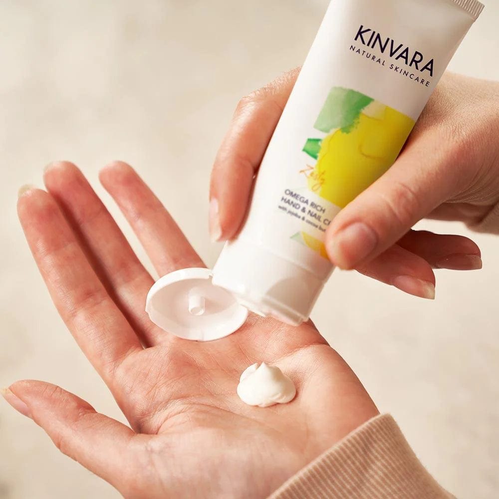 Kinvara Omega Rich Hand & Nail Cream (60ml) Hands and Nails Kinvara Omega Rich Hand & Nail Cream (60ml) - Natural Skincare