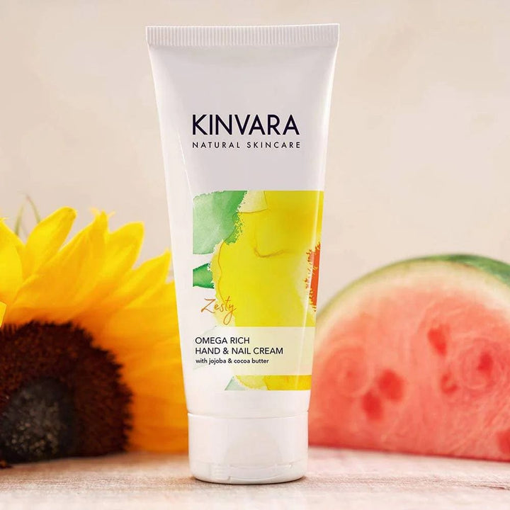 Kinvara Omega Rich Hand & Nail Cream (60ml) Hands and Nails Kinvara Omega Rich Hand & Nail Cream (60ml) - Natural Skincare